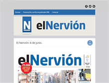 Tablet Screenshot of elnervion.com